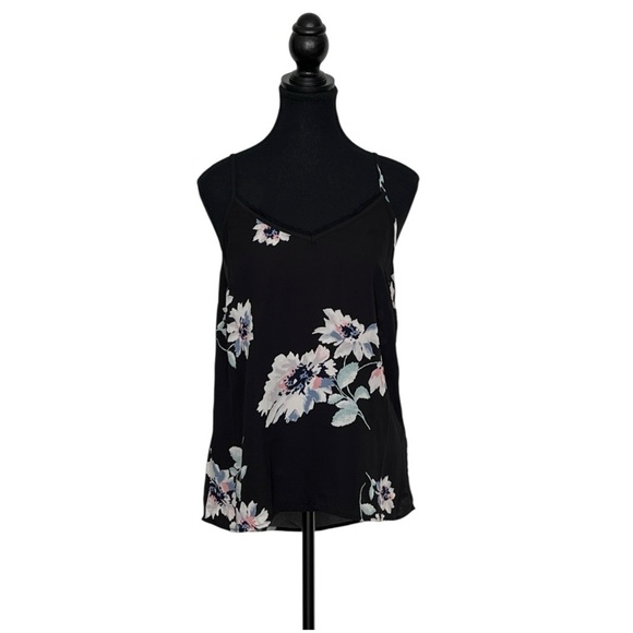 Reitmans Floral Black Camisole Top size medium - Picture 1 of 7